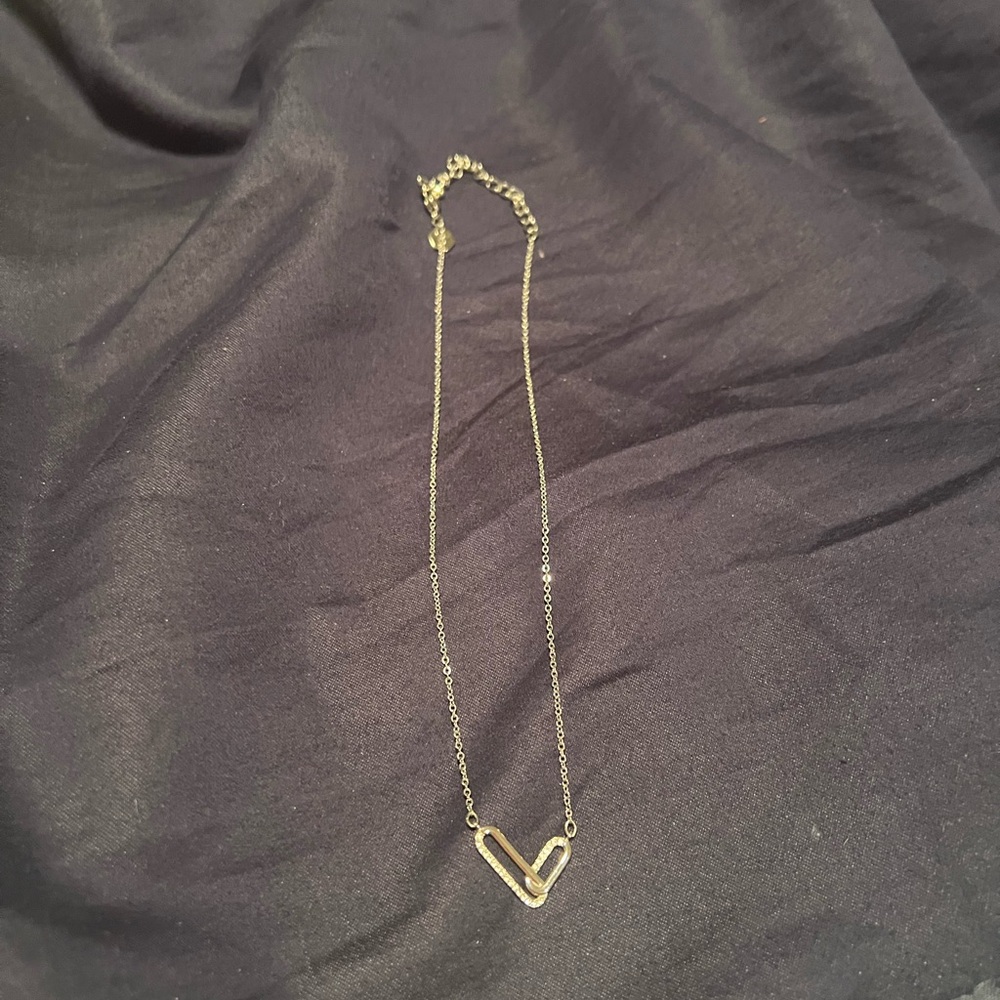 Touchstone crystal silver necklace great condition